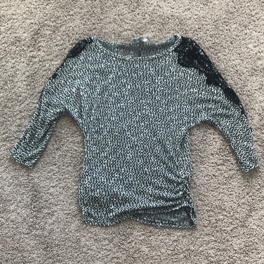 Black and White sweater